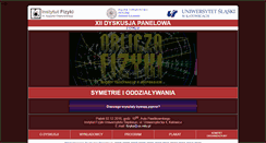 Desktop Screenshot of obliczafizyki.us.edu.pl