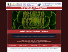 Tablet Screenshot of obliczafizyki.us.edu.pl