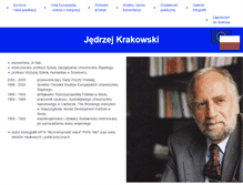 Tablet Screenshot of krakowski.us.edu.pl