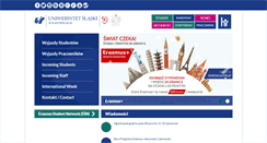 Desktop Screenshot of erasmus.us.edu.pl