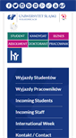 Mobile Screenshot of erasmus.us.edu.pl