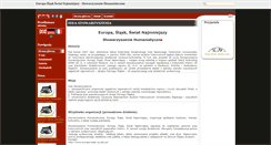 Desktop Screenshot of europa-slask.us.edu.pl