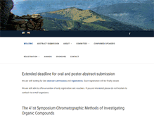 Tablet Screenshot of chromatographia.us.edu.pl