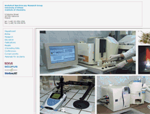 Tablet Screenshot of analytical-spectroscopy.us.edu.pl