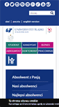 Mobile Screenshot of absolwent.us.edu.pl