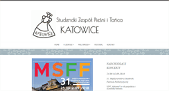 Desktop Screenshot of katowice.us.edu.pl