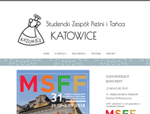 Tablet Screenshot of katowice.us.edu.pl