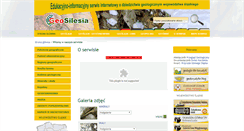 Desktop Screenshot of geosilesia.us.edu.pl