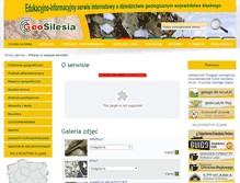 Tablet Screenshot of geosilesia.us.edu.pl