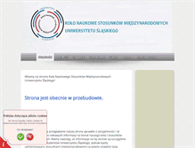 Tablet Screenshot of knsm.us.edu.pl