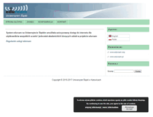 Tablet Screenshot of eduroam.us.edu.pl