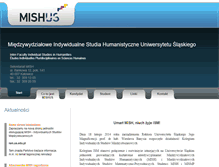 Tablet Screenshot of mish.us.edu.pl