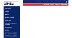 Desktop Screenshot of inpidz.us.edu.pl