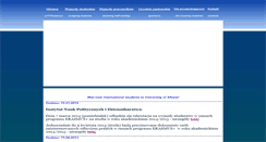 Desktop Screenshot of erasmus.inpidz.us.edu.pl