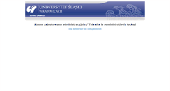 Desktop Screenshot of bio.fizyka.us.edu.pl
