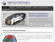 Tablet Screenshot of mechatronika.us.edu.pl