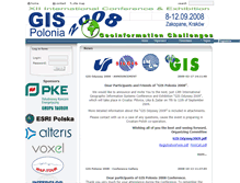 Tablet Screenshot of gispolonia.us.edu.pl