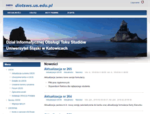 Tablet Screenshot of diotsws.us.edu.pl