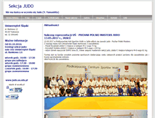 Tablet Screenshot of judo.us.edu.pl